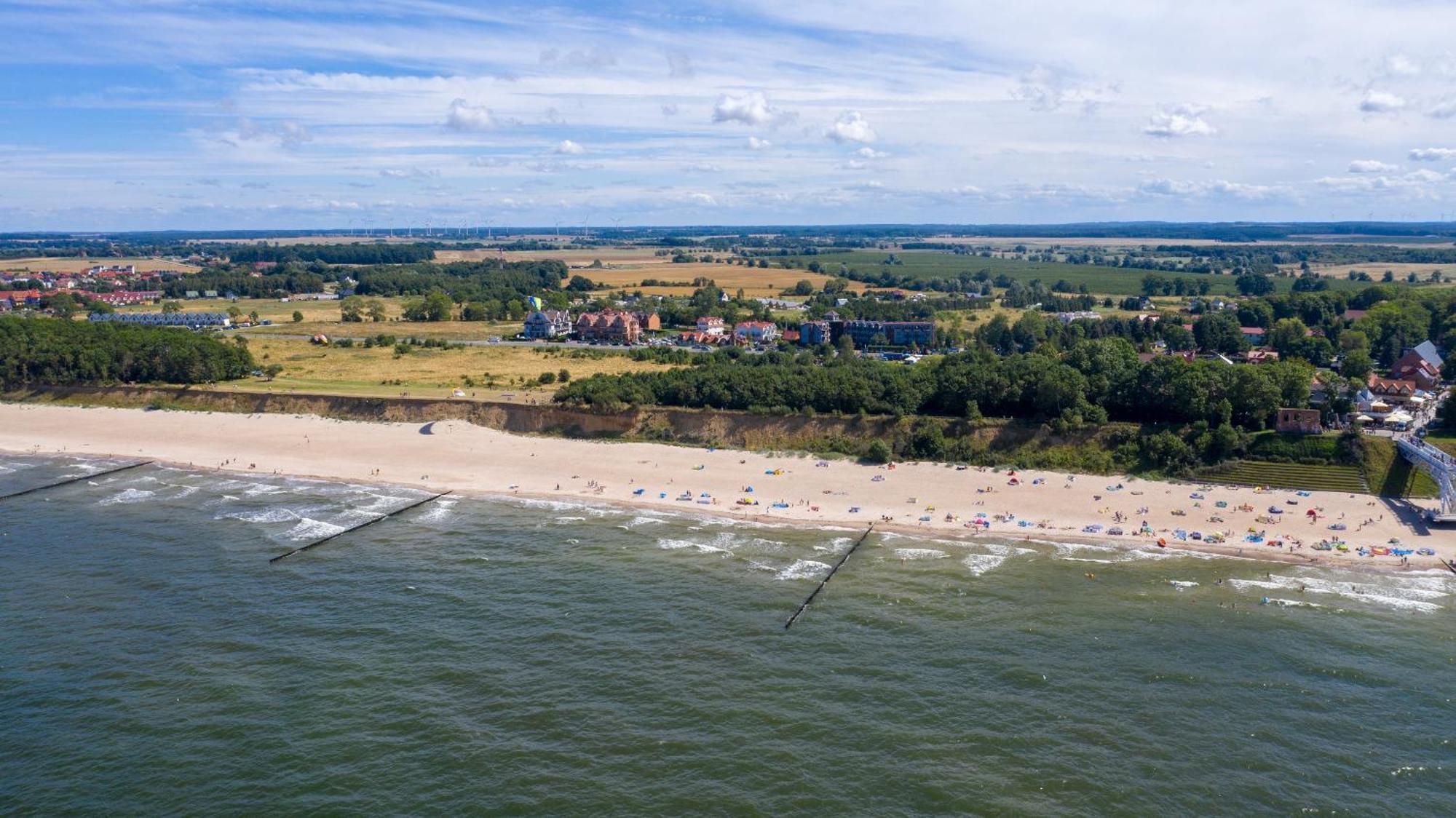 Aparthouse Cliff By Orka 150 M Beach And Sea Trzesacz Luaran gambar