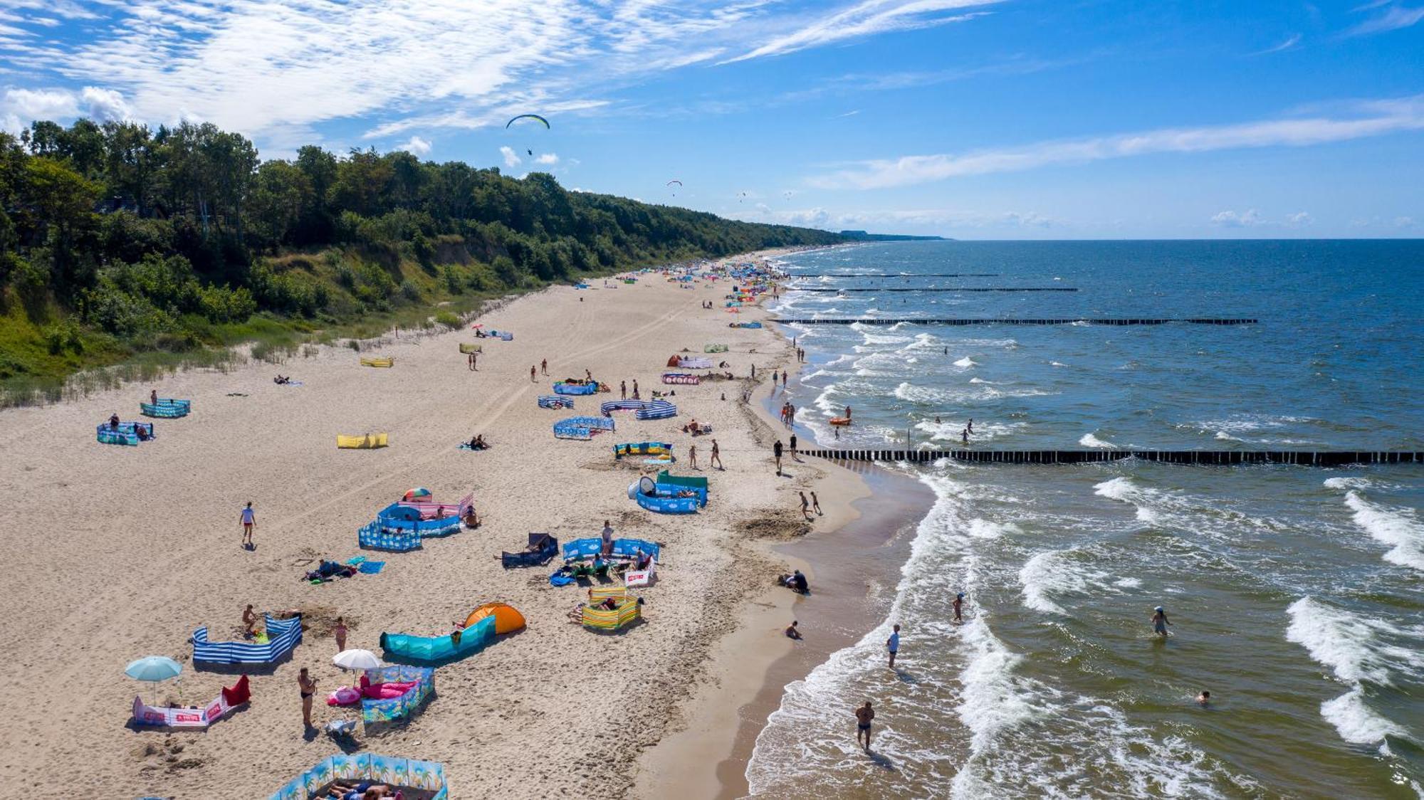 Aparthouse Cliff By Orka 150 M Beach And Sea Trzesacz Luaran gambar